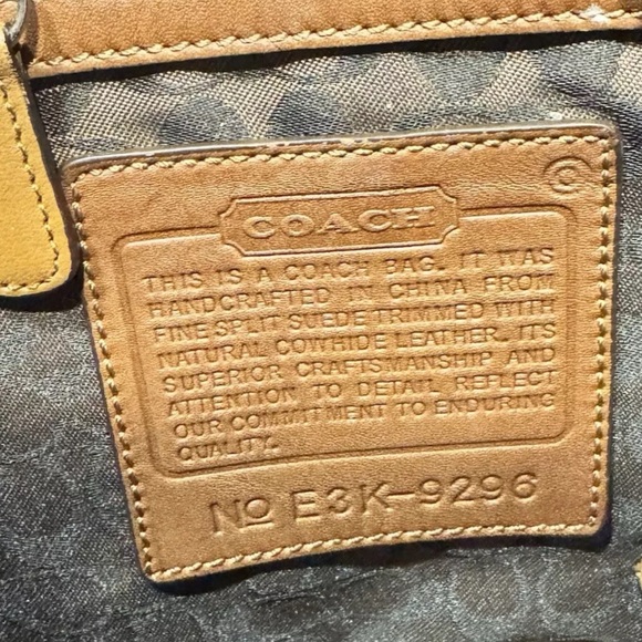 Vintage Y2K Coach Soho Ergo Patchwork Suede Shoulder Hobo Bag - Picture 4 of 4